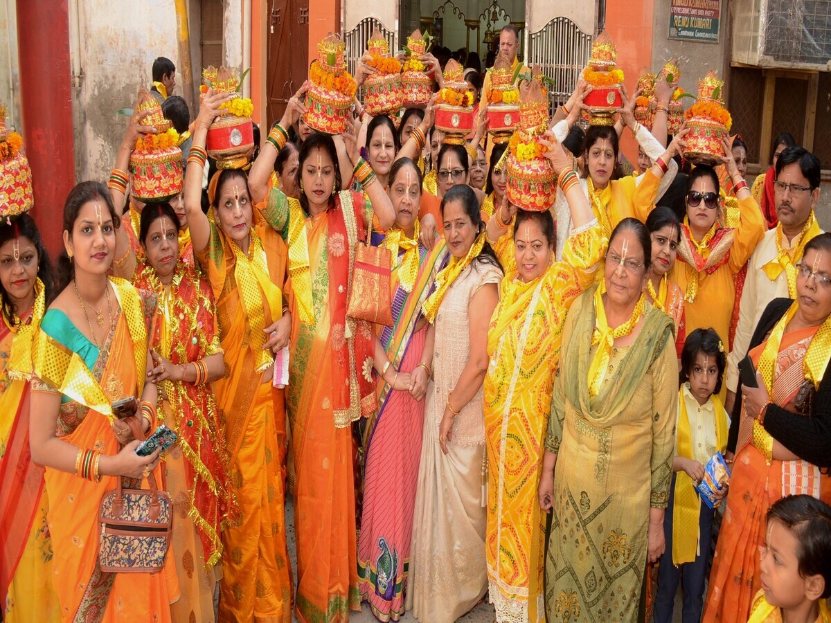 Bhagwat katha gathering